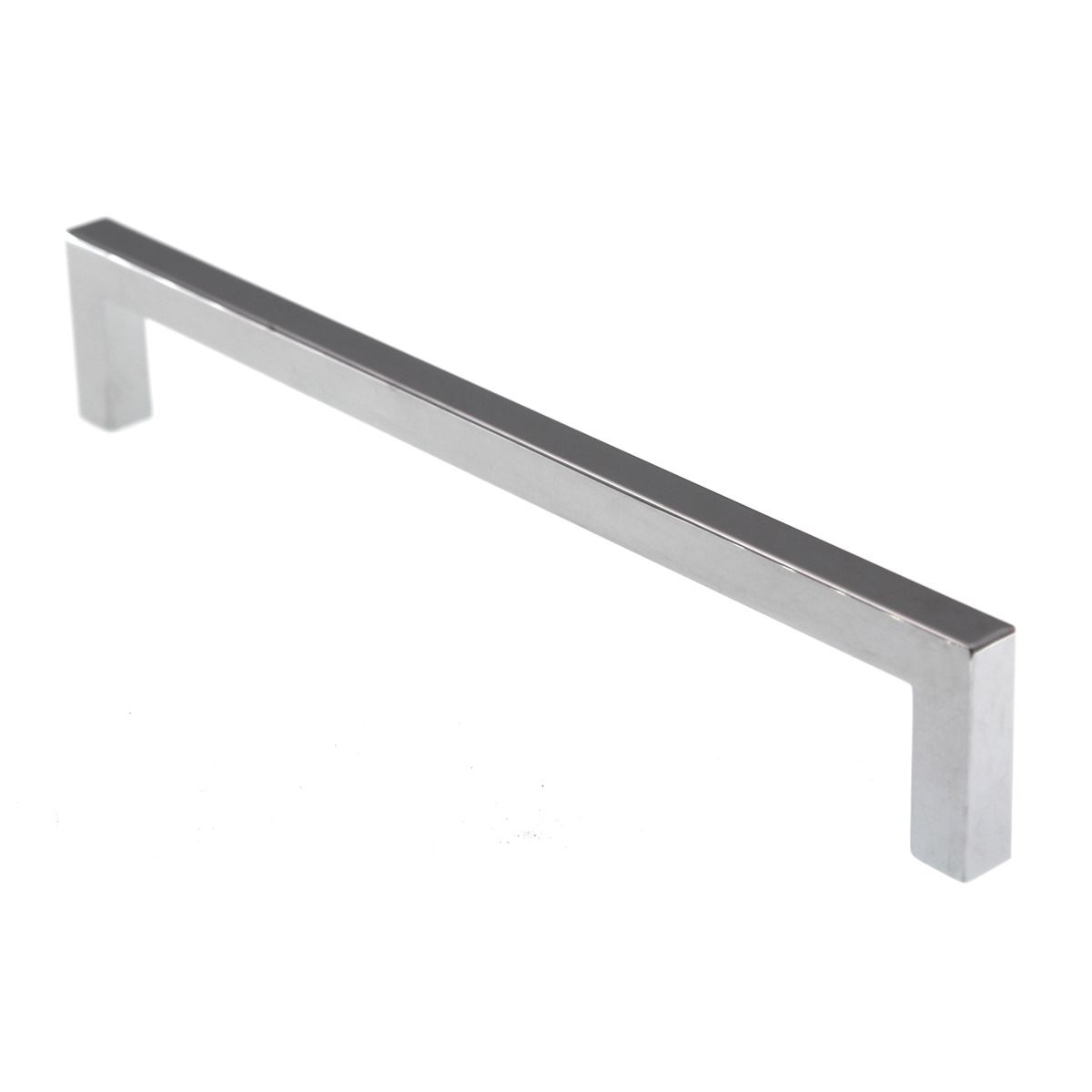 Pride Modern Square Cabinet Pull 7 1/2" (192mm) Ctr Polished Chrome P87229-PC