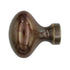Solid Brass Sherwood Antique Brass 1 1/4" Oval Cabinet Knob P9175-07