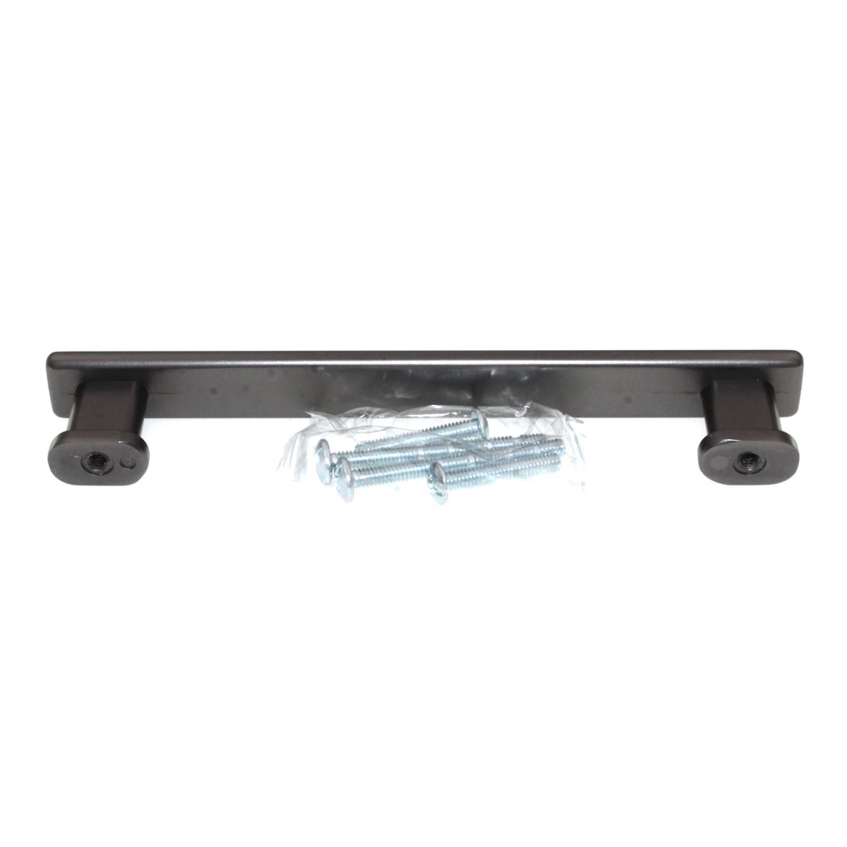 Pride Manhattan Square Cabinet Bar Pull 5" (128mm) Ctr Dark Pewter P92927-DP