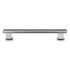 Pride Manhattan Square Cabinet Bar Pull 5" (128mm) Ctr Polished Chrome P92927-PC