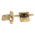 Pair of Hickory Hardware P9296 Solid Brass Self-Closing Flush Cabinet Hinges