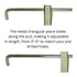 Hickory Milan Chrome, Polished Brass 3" to 4"cc Adjustable Handle Pull P9822