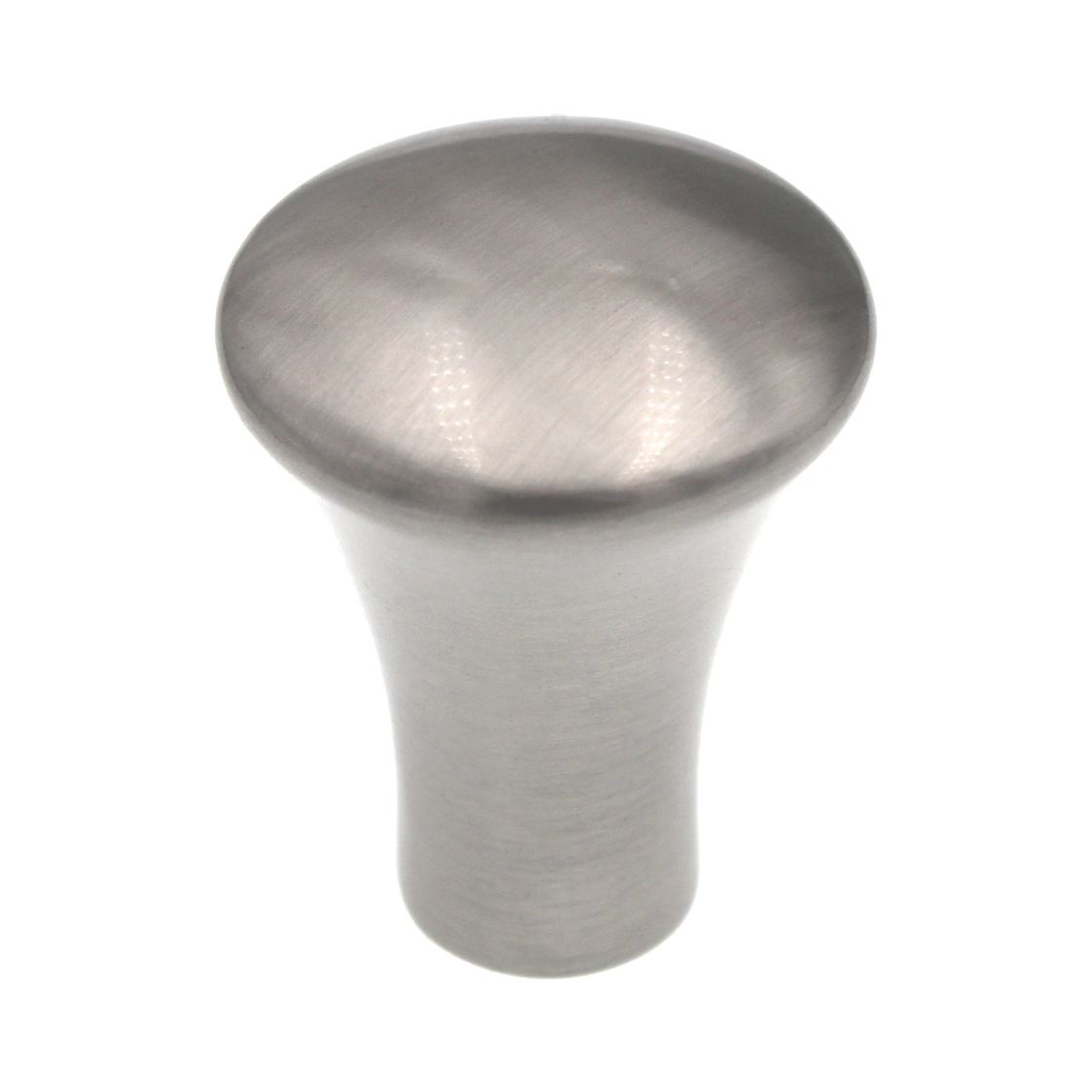 Hickory Hardware Metropolis 1" Round Conical Fluted Knob Satin Nickel PA0213-SN