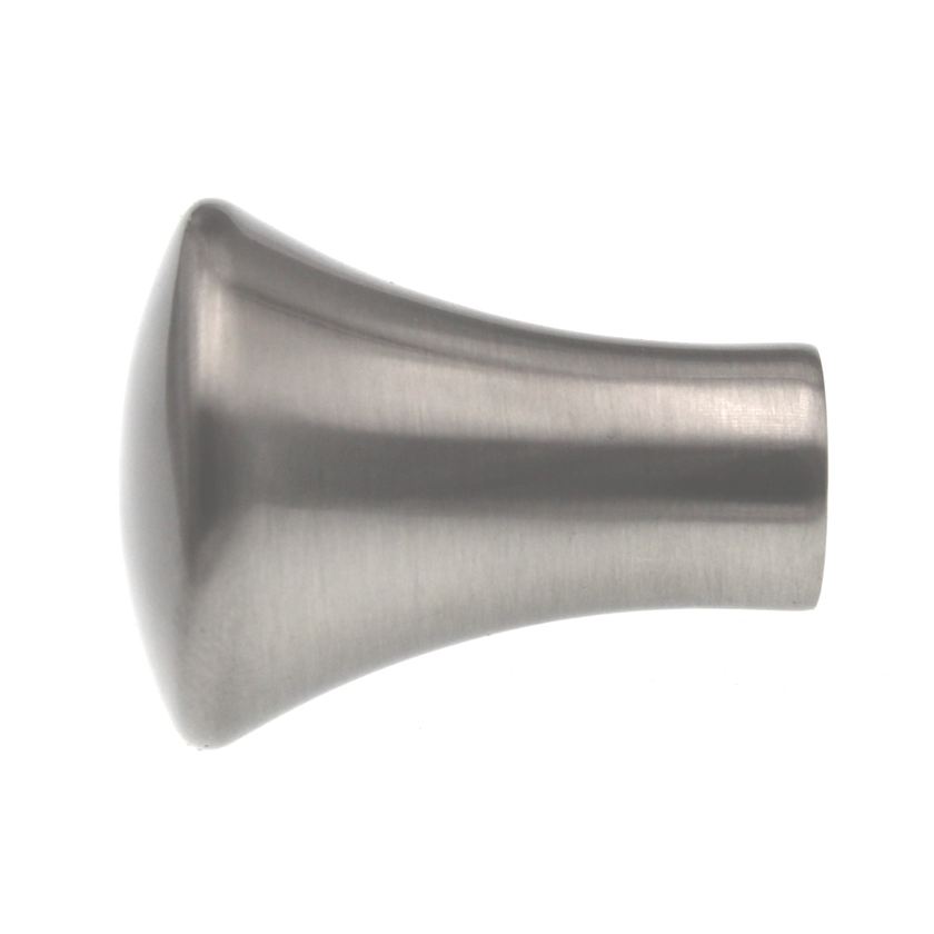 Hickory Hardware Metropolis 1" Round Conical Fluted Knob Satin Nickel PA0213-SN