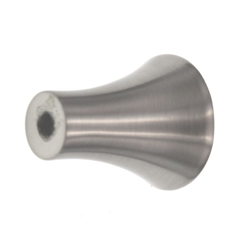 Hickory Hardware Metropolis 1" Round Conical Fluted Knob Satin Nickel PA0213-SN
