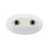 10 Pack Hickory English Cozy PA0315-W Basket Weave White 2" Oval Cabinet Knobs