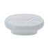 10 Pack Hickory English Cozy PA0315-W Basket Weave White 2" Oval Cabinet Knobs