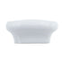 10 Pack Hickory English Cozy PA0315-W Basket Weave White 2" Oval Cabinet Knobs