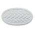 10 Pack Hickory English Cozy PA0315-W Basket Weave White 2" Oval Cabinet Knobs