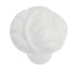 Hickory Hardware English Cozy White Round Leaf 1 3/8" Porcelain Cabinet Knob PA0316-W