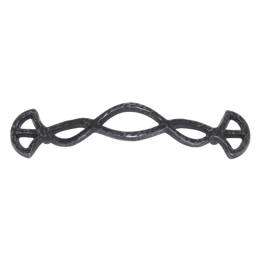 10 Pack Hickory Bourbon Street Vibra Pewter 3 3/4"cc Cabinet Handles PA0521-VP