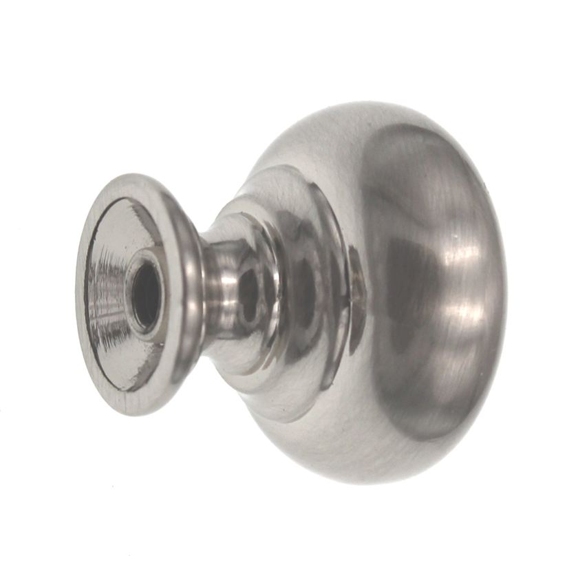 Hickory Hardware Satin Nickel 1" Smooth Mushroom Cabinet Knob Pull PA1217-SN