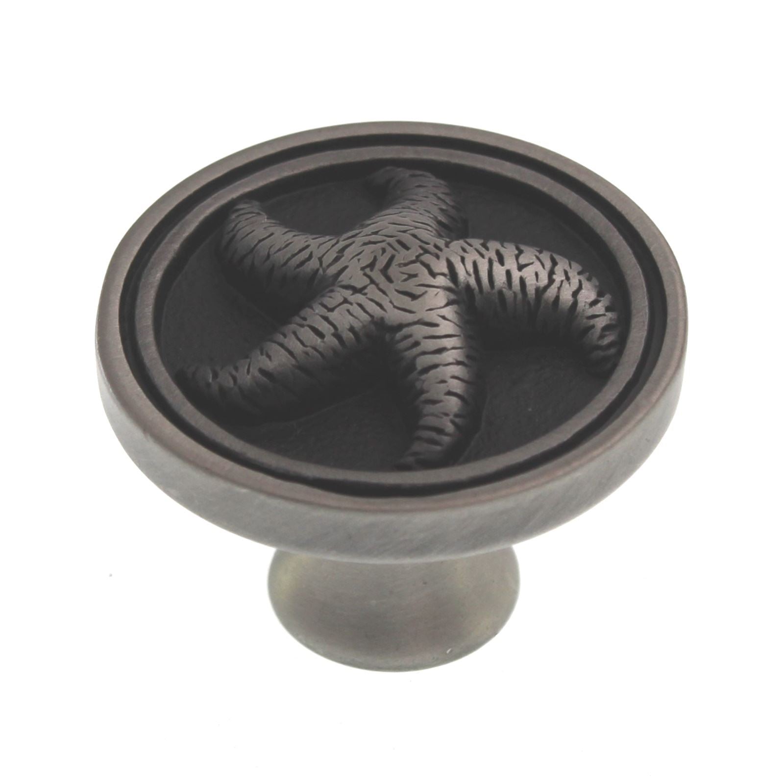 Liberty 1 3/8" Cabinet Knob Starfish Brushed Satin Nickel PBF657-BSP-C