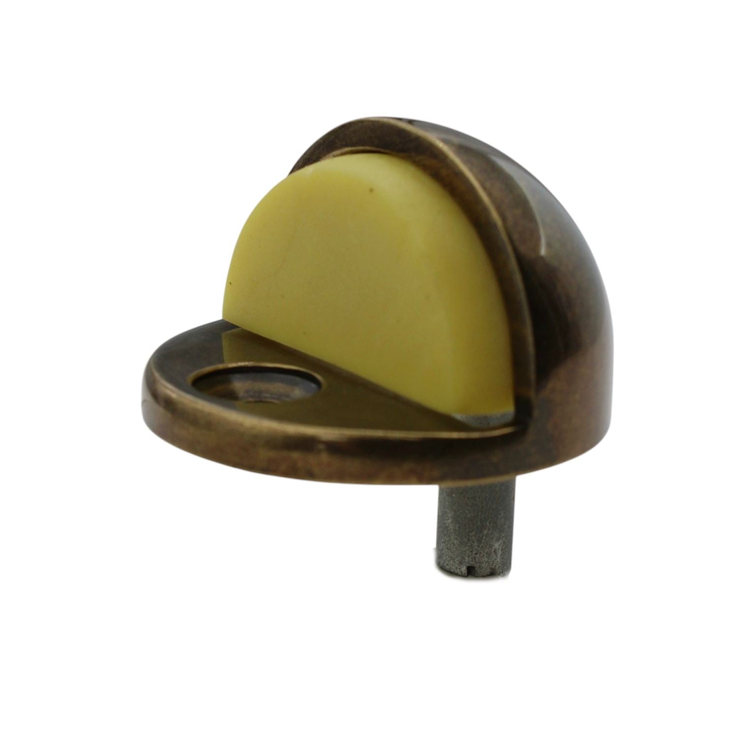 Hickory PBH3004-AB Antique Brass Solid Brass Floor-Mount Dome Doorstop