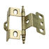 Amerock Polished Brass Inset Hinge 3/4" Frame 9/16" Door Minaret Tip PK3175RM-PB