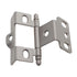 Amerock Champagne Full Inset Hinge 3/4" Door Full Wrap Ball Tip PK3175TB-CP