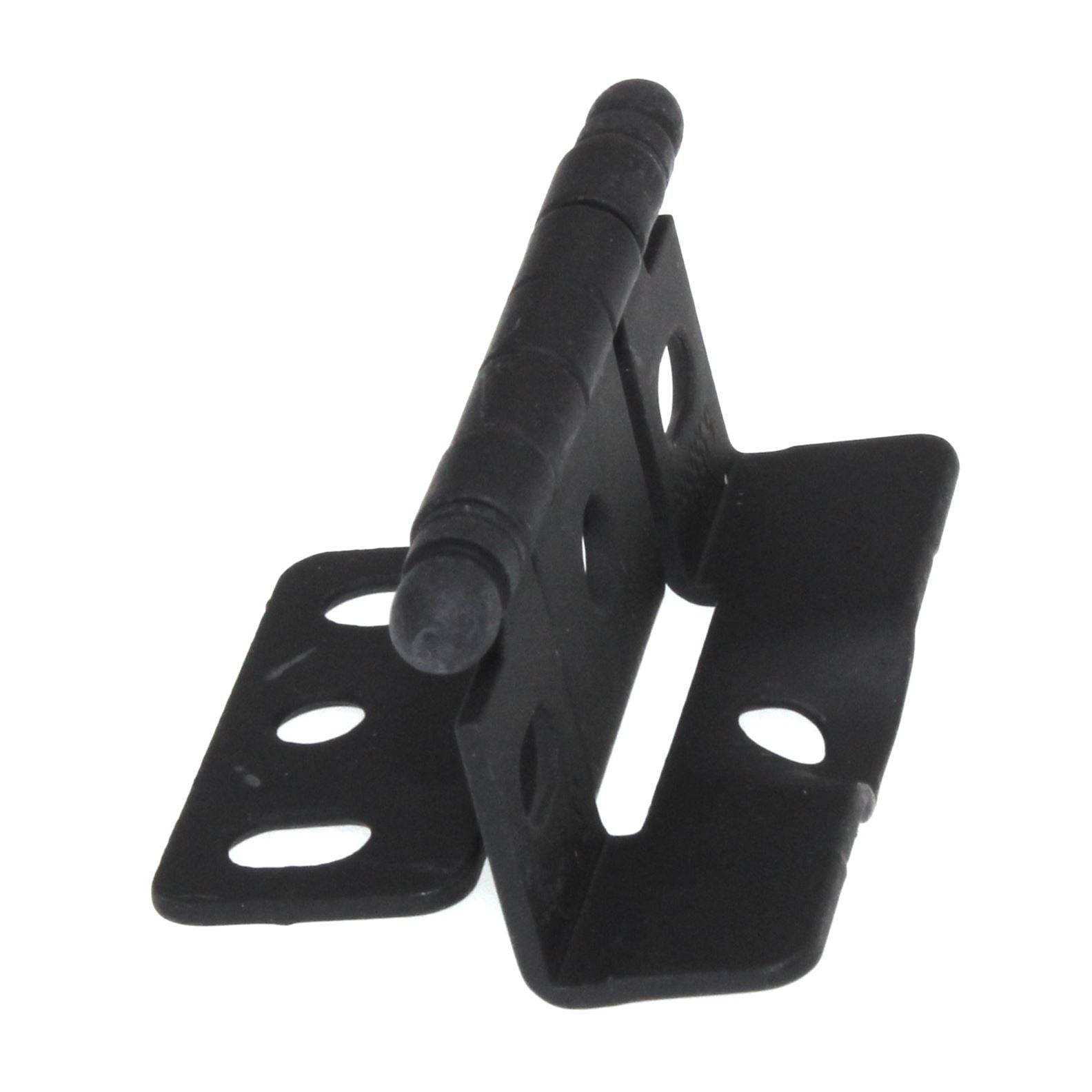 Amerock 3/4" Full Inset Wrap Hinge Matte Black Ball Tip PK3175TBFB