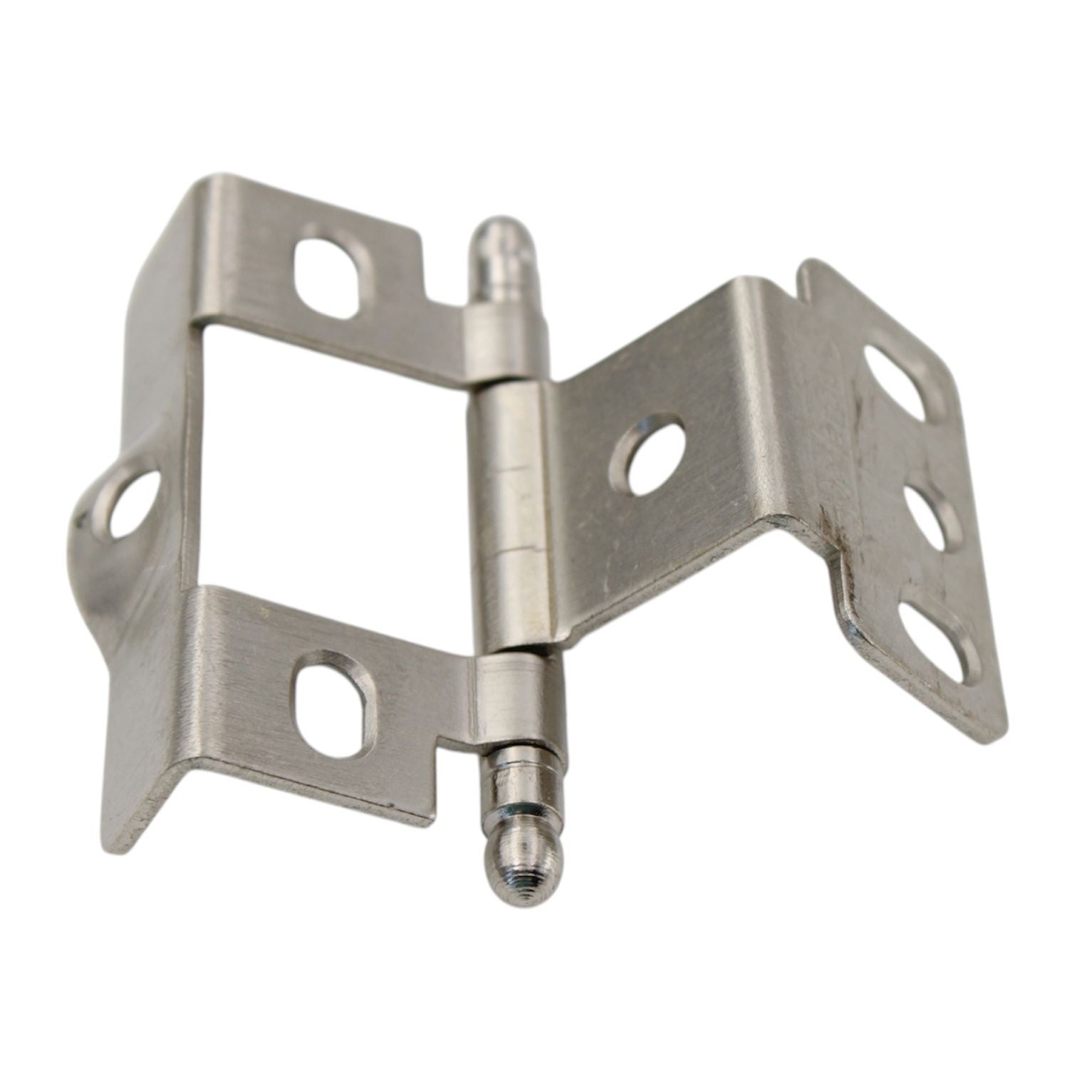 Amerock Satin Nickel Full Inset Hinge 3/4" Full Wrap Ball Tip PK3175TB-G10