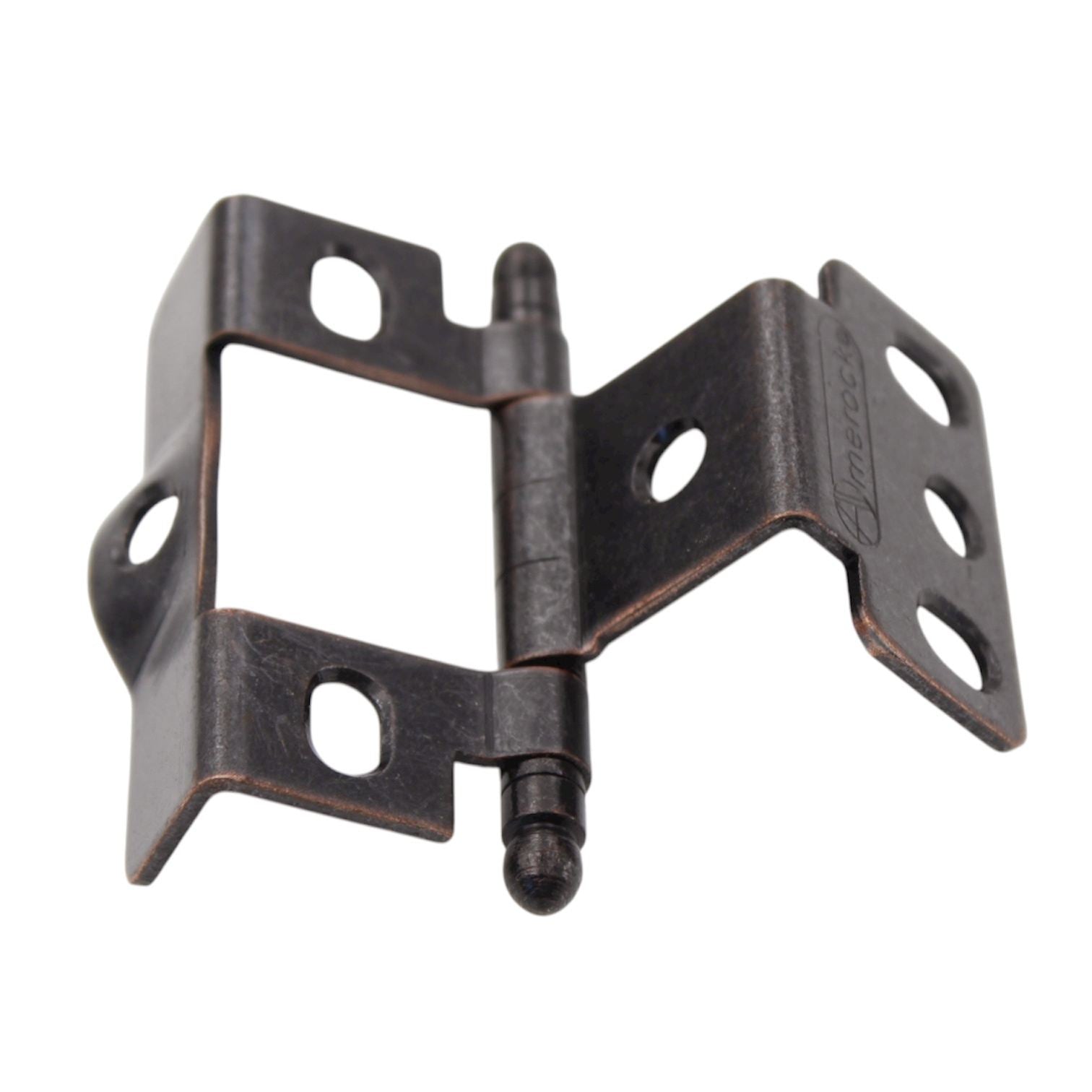 Amerock Oil-Rubbed Bronze Full Inset Hinge 3/4" Full Wrap Ball Tip PK3175TB-ORB