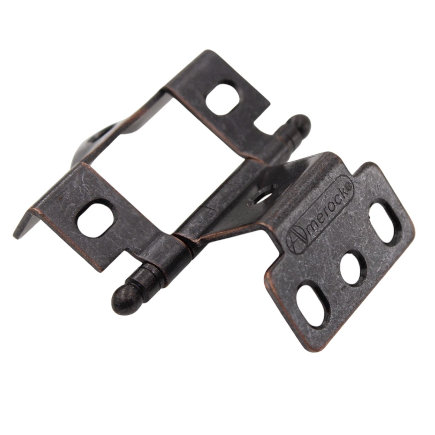 Amerock Oil-Rubbed Bronze Full Inset Hinge 3/4" Full Wrap Ball Tip PK3175TB-ORB