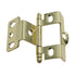 Amerock Polished Brass Full Inset Hinge 3/4" Full Wrap Ball Tip PK3175TB-PB