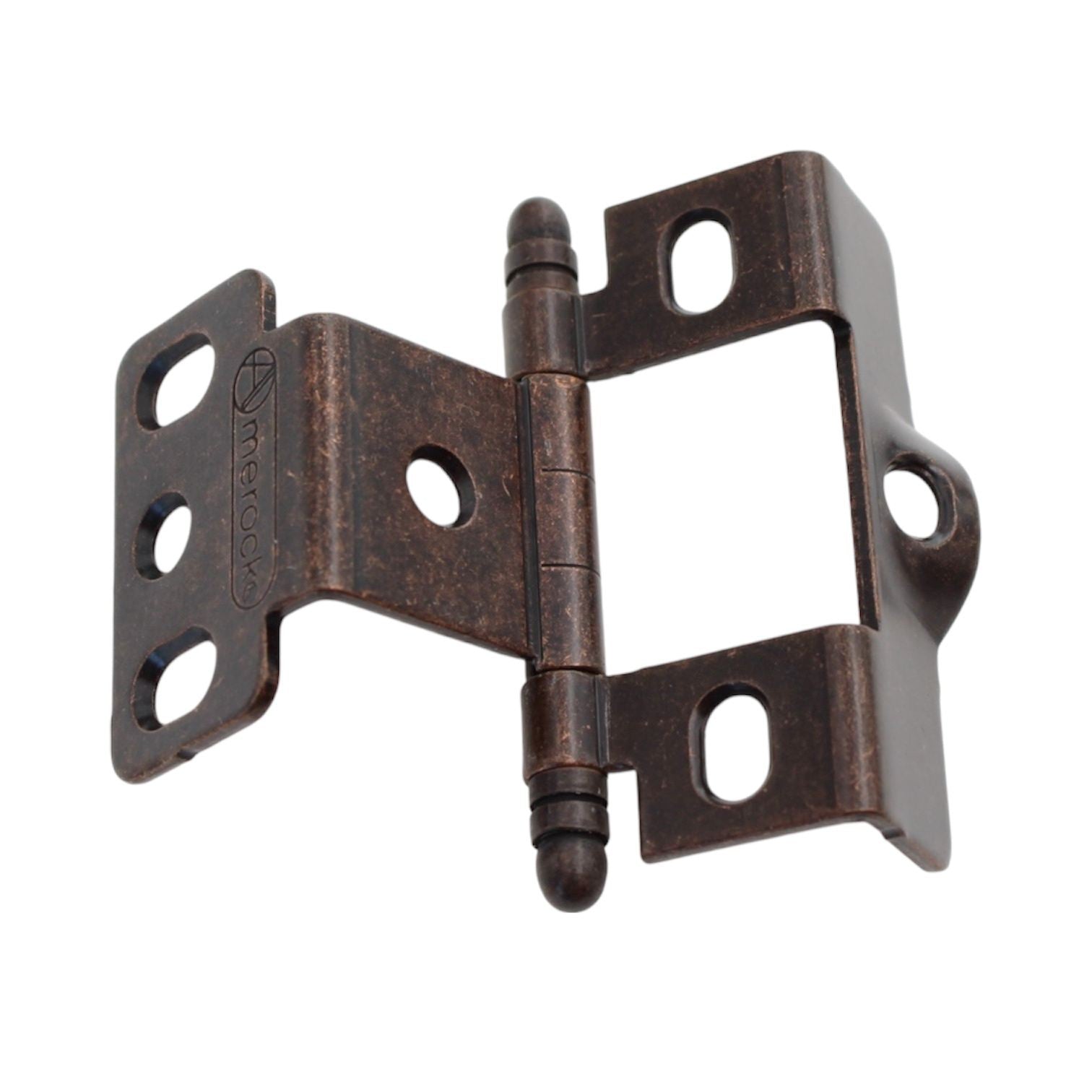 Amerock Rustic Bronze Full Inset Hinge 3/4" Full Wrap Ball Tip PK3175TB-RBZ