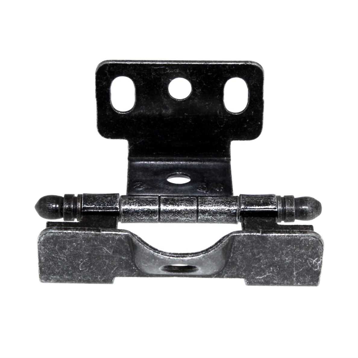 Amerock Wrought Iron Full Inset Hinge 3/4" Full Wrap Ball Tip PK3175TB-WI