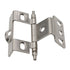 Amerock Nickel 3/4 Inch Inset Cabinet Hinge Full Wrap, Minaret Tip PK3175TMG9