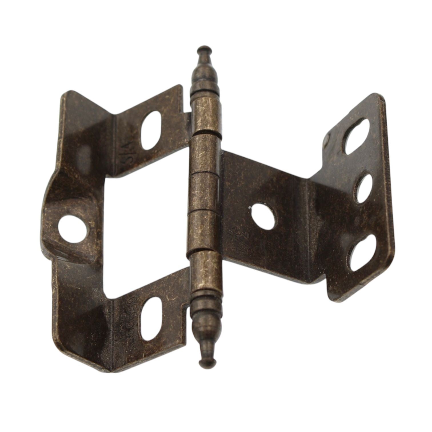 Amerock 3/4" Full Inset Wrap Hinge Burnished Brass Minaret Tip PK3175TMBB