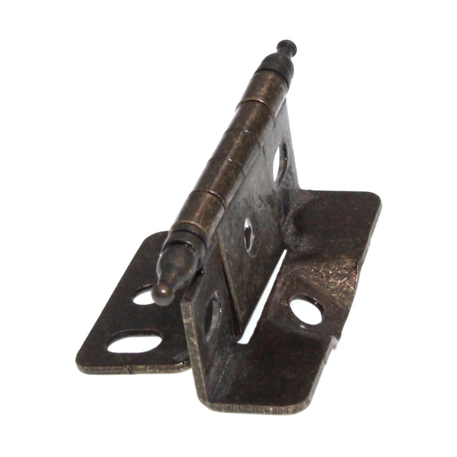 Amerock 3/4" Full Inset Wrap Hinge Burnished Brass Minaret Tip PK3175TMBB
