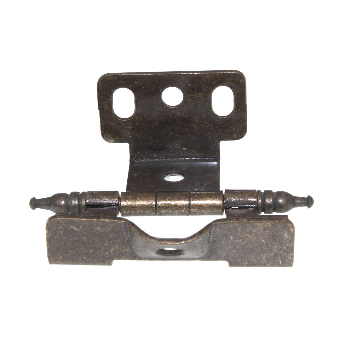 Amerock 3/4" Full Inset Wrap Hinge Burnished Brass Minaret Tip PK3175TMBB