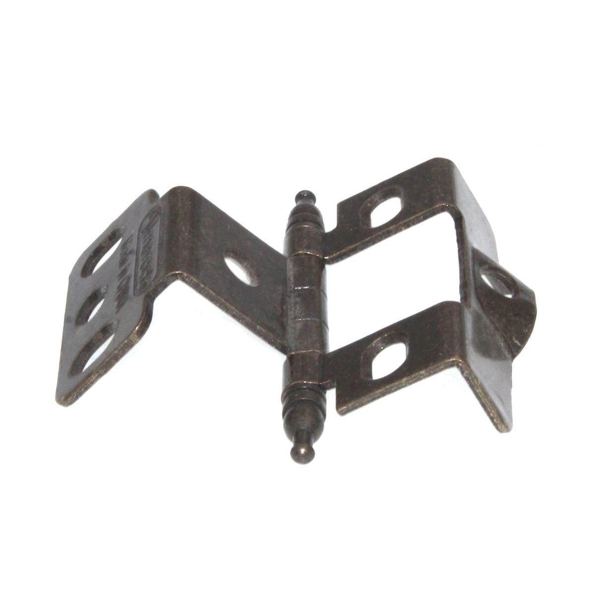 Amerock 3/4" Full Inset Wrap Hinge Burnished Brass Minaret Tip PK3175TMBB
