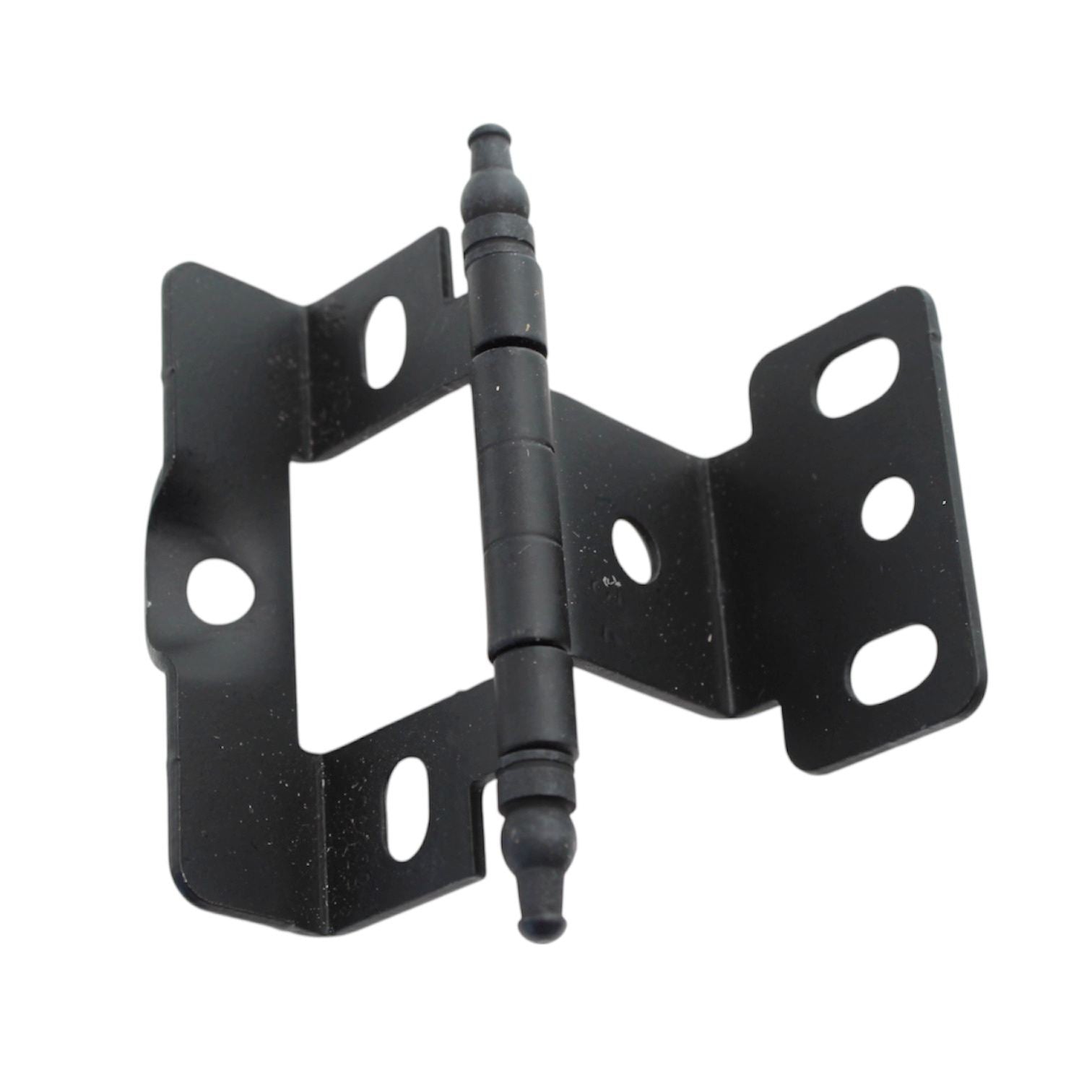 Amerock Functional Hardware Flat Black Full Wrap, Minaret Tip Hinge PK3175TMFB