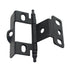 Amerock Functional Hardware Flat Black Full Wrap, Minaret Tip Hinge PK3175TMFB