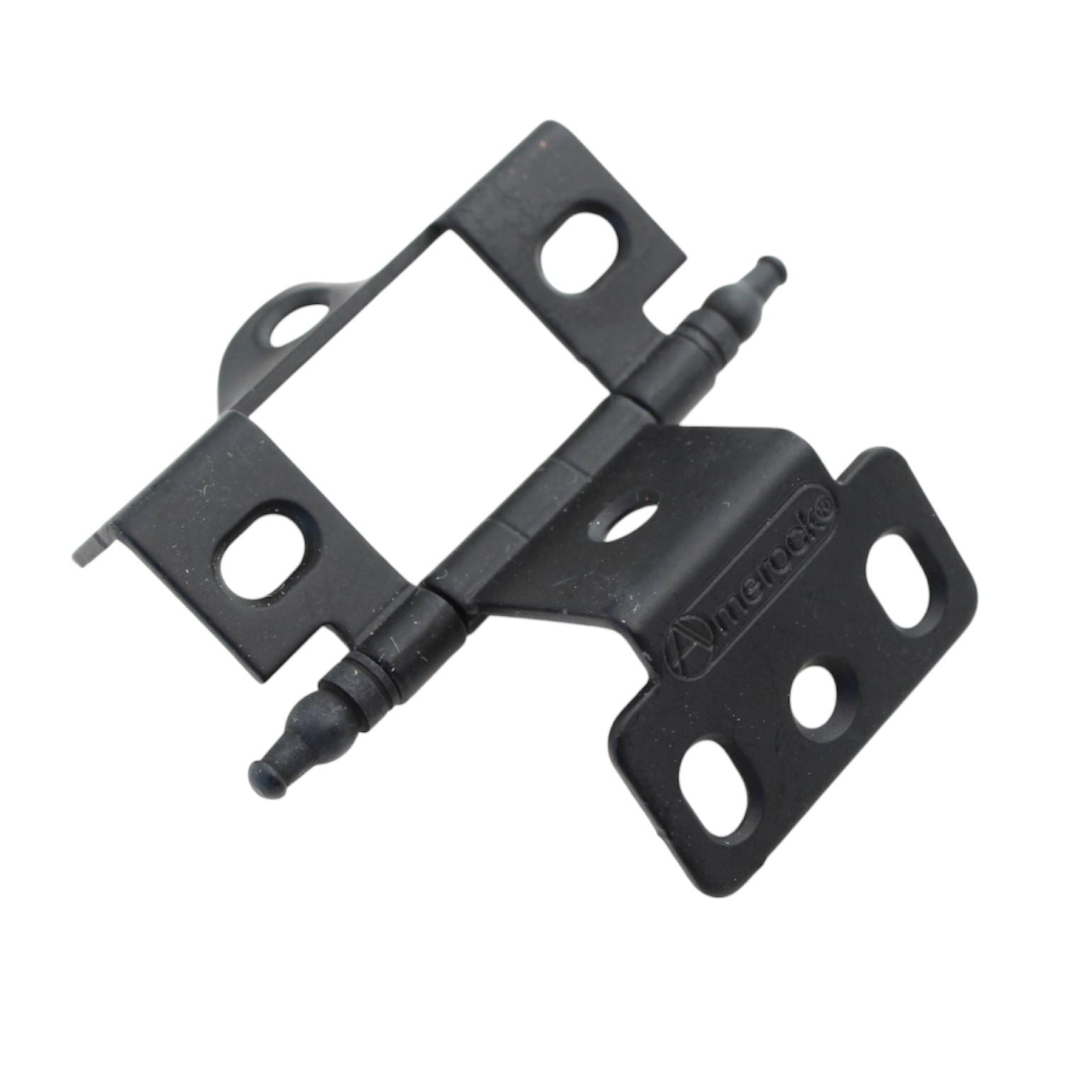 Amerock Functional Hardware Flat Black Full Wrap, Minaret Tip Hinge PK3175TMFB