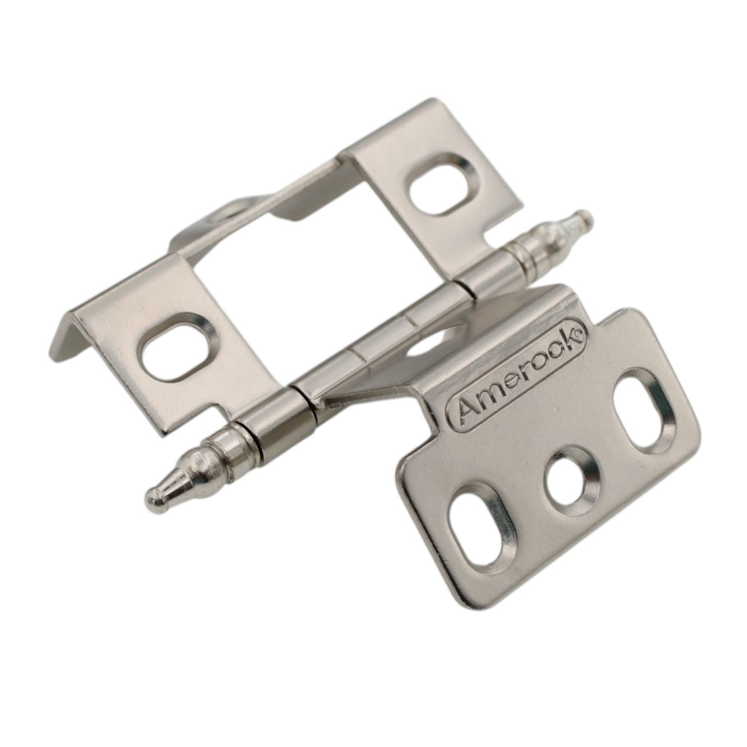 Amerock Satin Nickel Full Inset Hinge 3/4" Full Wrap Minaret Tip PK3175TM-G10