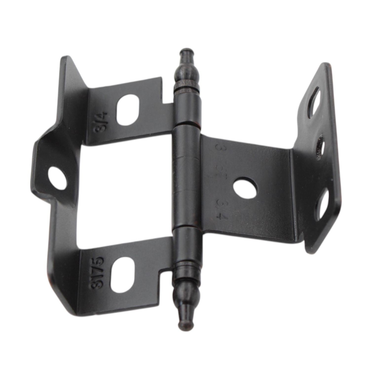 Amerock 3/4" Full Inset Wrap Hinge Oil-Rubbed Bronze Minaret Tip PK3175TMORB