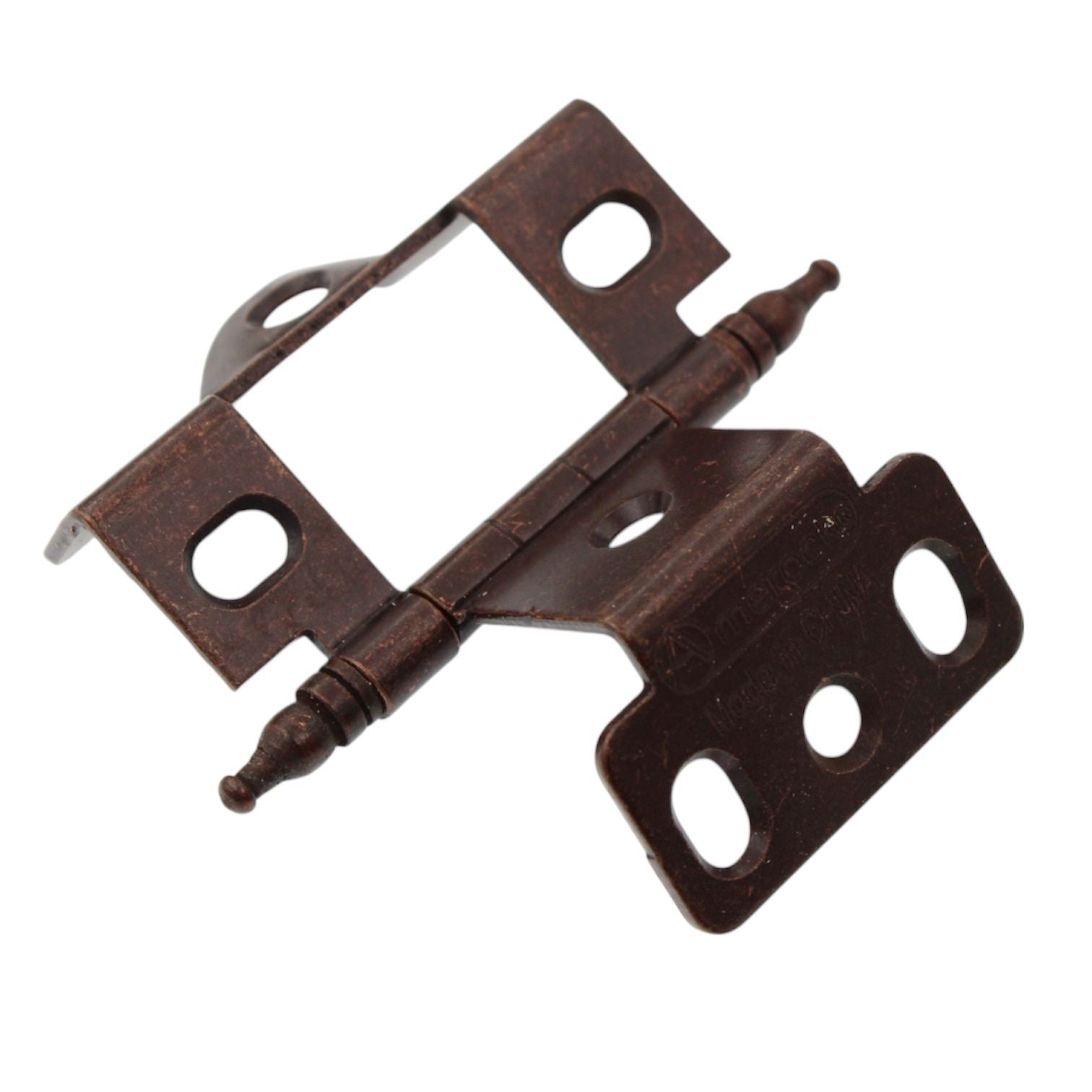 Amerock 3/4" Full Inset Wrap Hinge Rustic Bronze Minaret Tip PK3175TMRBZ