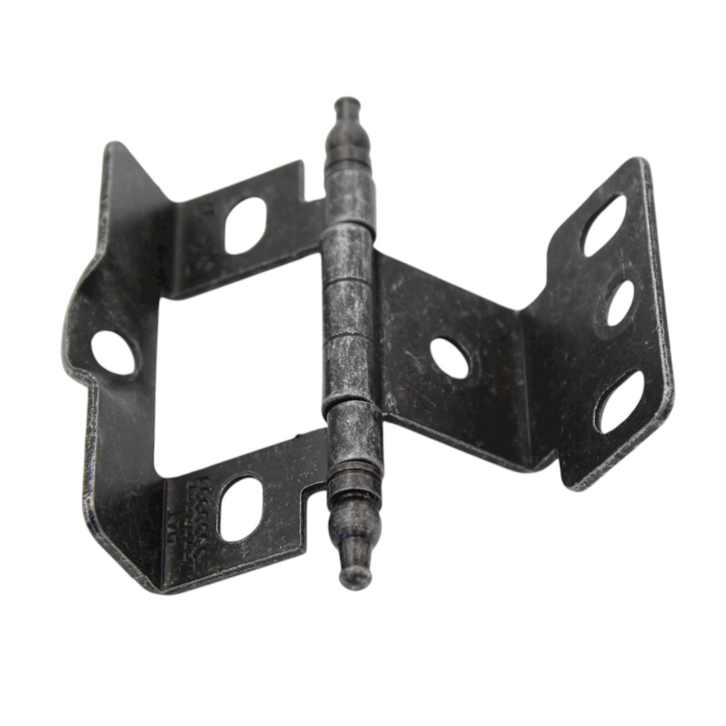 Amerock Wrought Iron Full Inset Hinge 3/4" Full Wrap Minaret Tip PK3175TM-WI