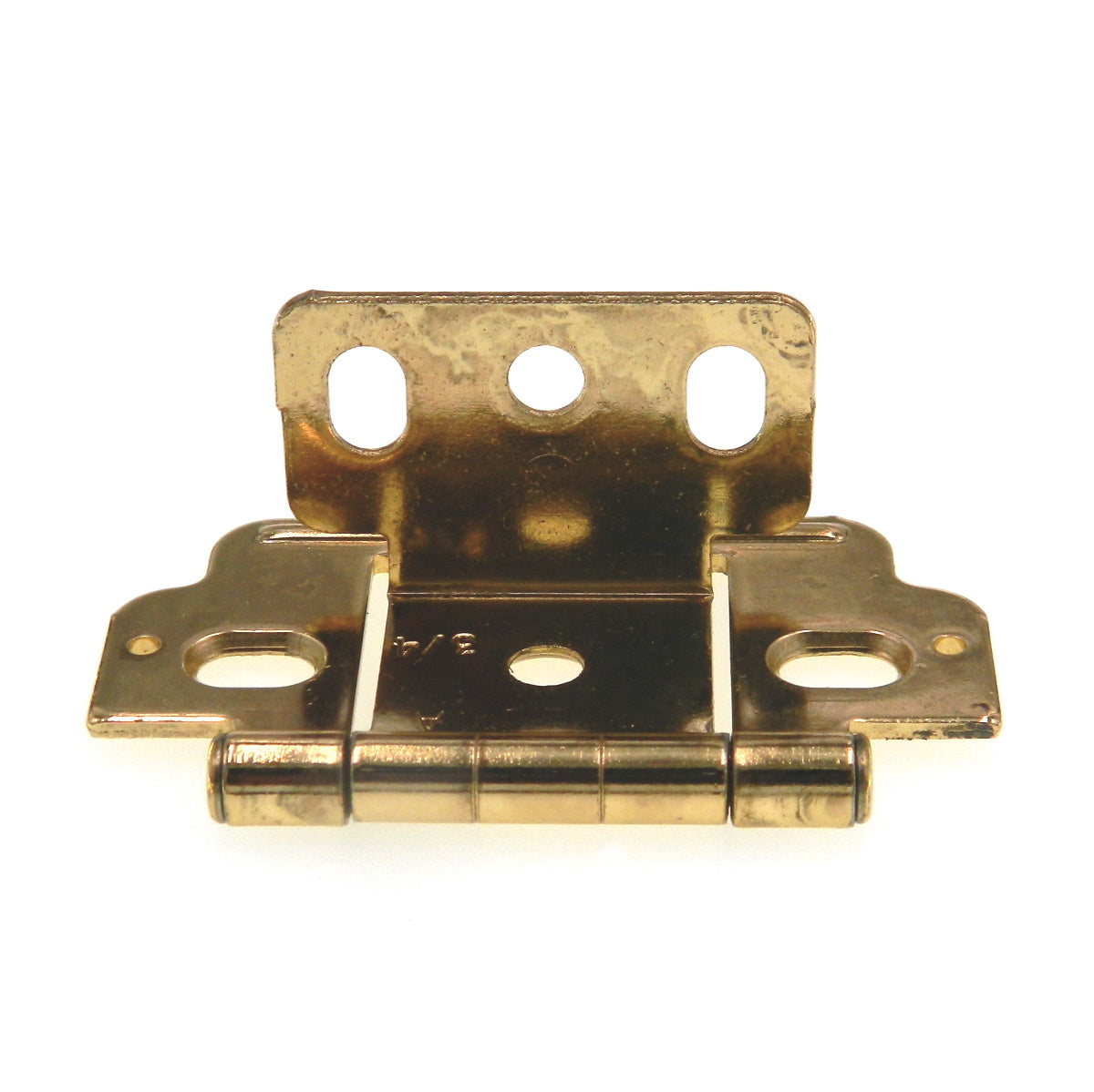 Amerock Polished Brass Full Inset Partial Wrap Hinge 3/4" Thick Door PK3180T-PB