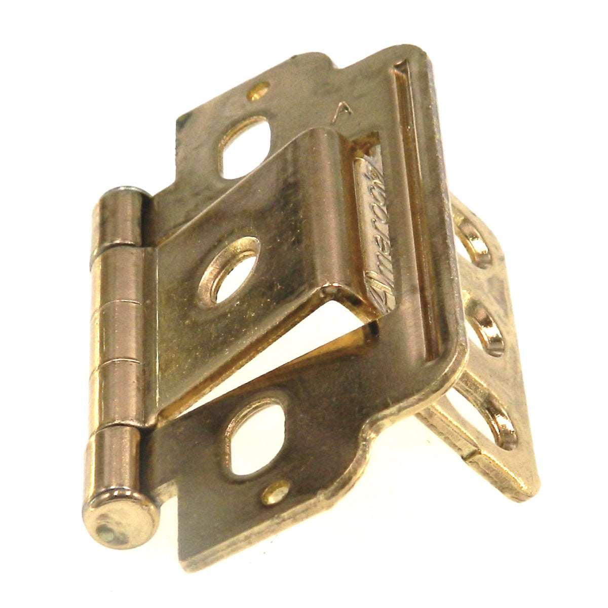 Amerock Polished Brass Full Inset Partial Wrap Hinge 3/4" Thick Door PK3180T-PB