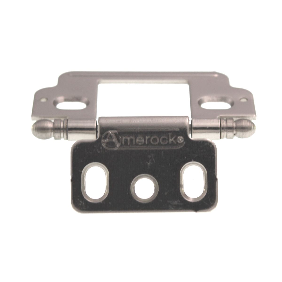 Amerock 3/4" Full Inset Wrap Hinge Nickel Ball Tip PK3180TB14