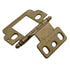 Amerock 3/4" Full Inset Wrap Hinge Burnished Brass Ball Tip PK3180TBBB