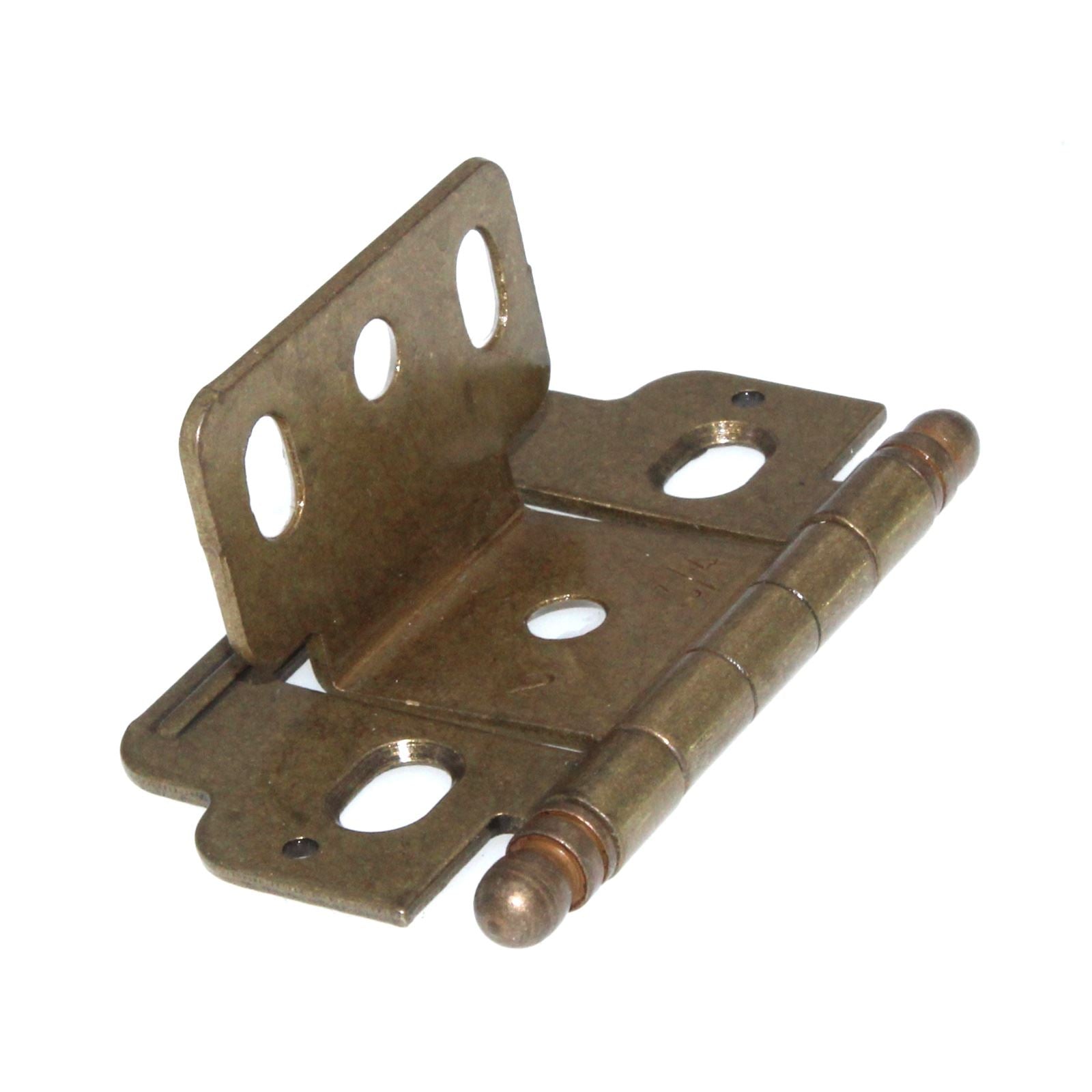 Amerock 3/4" Full Inset Wrap Hinge Burnished Brass Ball Tip PK3180TBBB