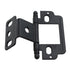 Amerock Dull Black Full Inset Partial Wrap Hinge Ball Tip 3/4" Door PK3180TBFB
