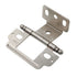 Amerock Full Inset Partial Wrap Cabinet Hinge Sterling Nickel PK3180TBG9