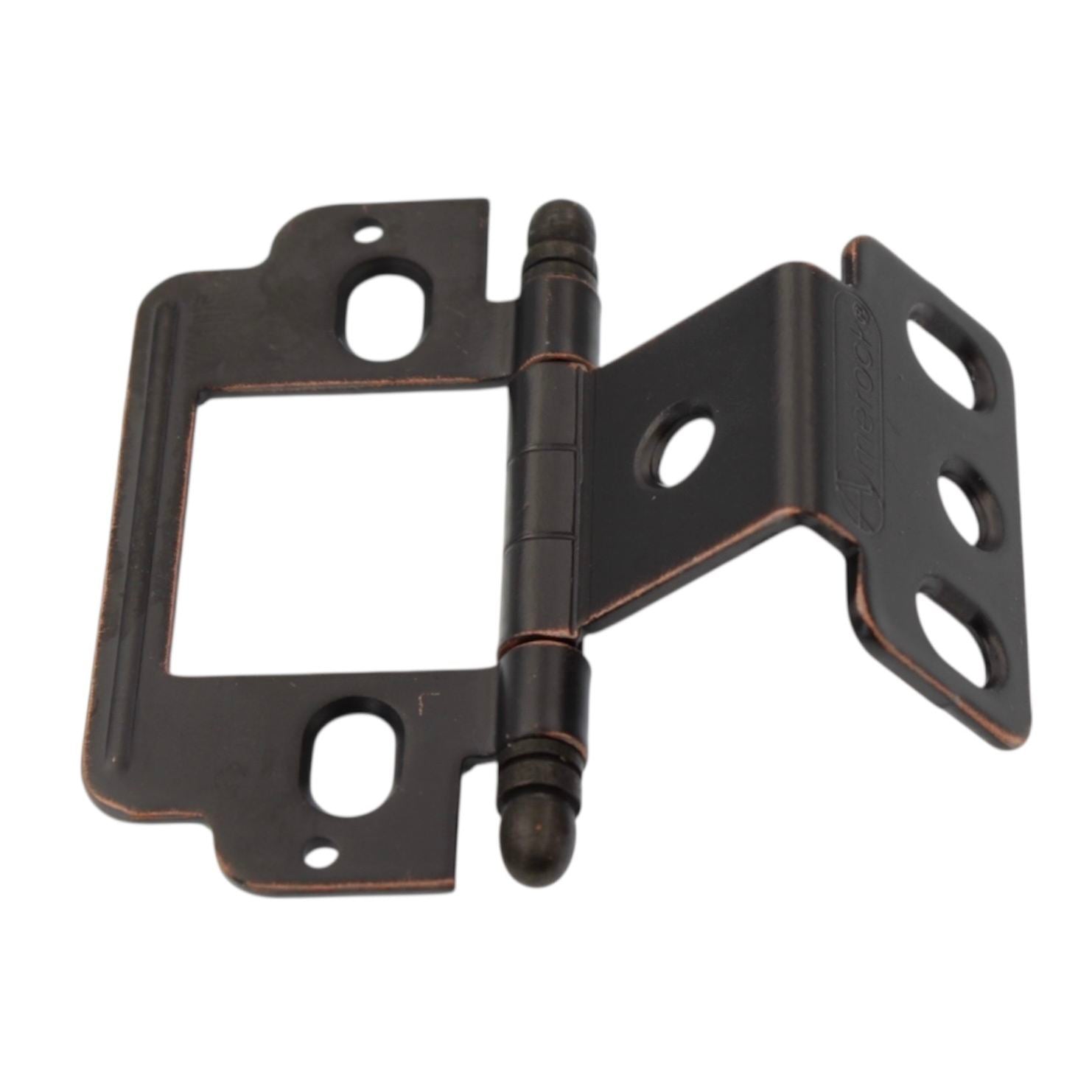 Amerock 3/4" Full Inset Wrap Hinge Oil-Rubbed Bronze Ball Tip PK3180TBORB