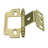 Amerock Polished Brass Full Inset Wrap Hinge Ball Tip 3/4" Door PK3180TB-PB