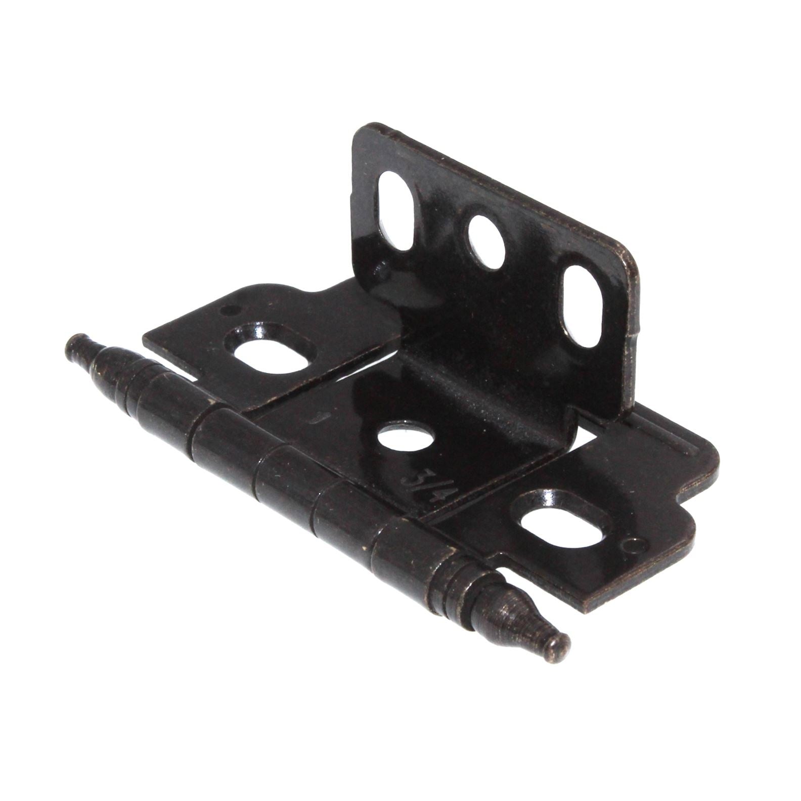 Amerock 3/4" Full Inset Wrap Hinge Dark Antique English Minaret Tip PK3180TMDAE