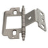Amerock Sterling Nickel Full Inset Partial Wrap Hinge Minaret Tip PK3180TM-G9